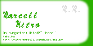 marcell mitro business card